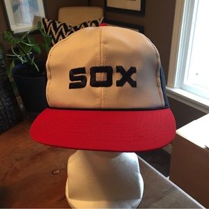 Vintage Chicago White Sox MLB Mcdonalds & You Trucker Hat Snapback Cap Men